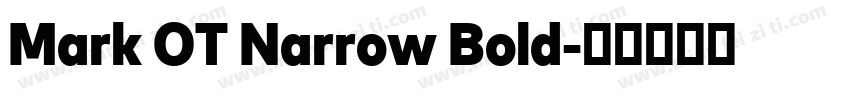 Mark OT Narrow Bold字体转换